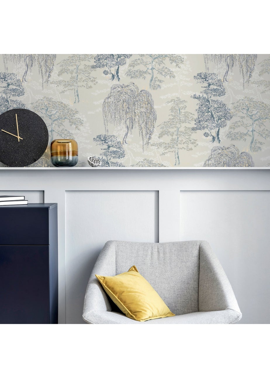 Arthouse Oriental Garden Soft Blue