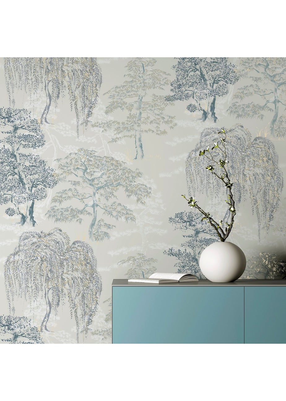 Arthouse Oriental Garden Soft Blue