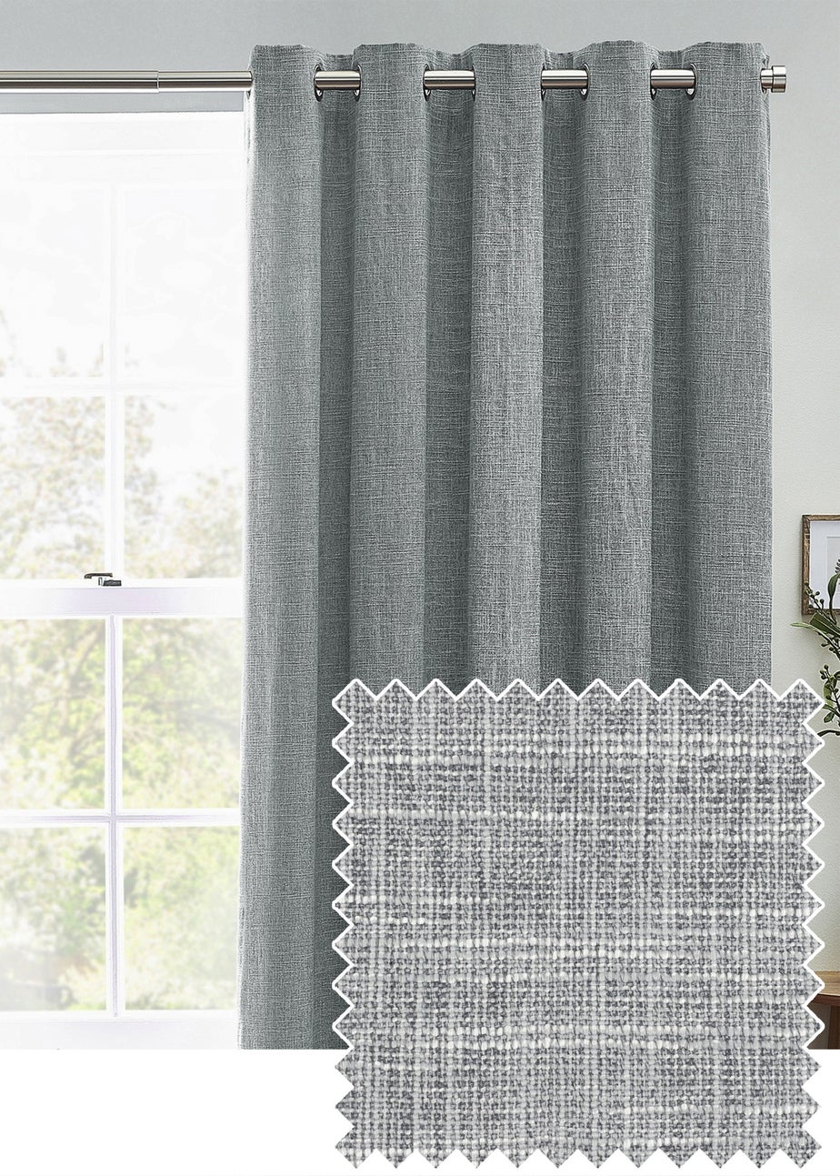 furn. Eliana Textured Slub Eyelet Curtains