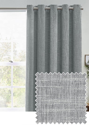 furn. Eliana Textured Slub Eyelet Curtains