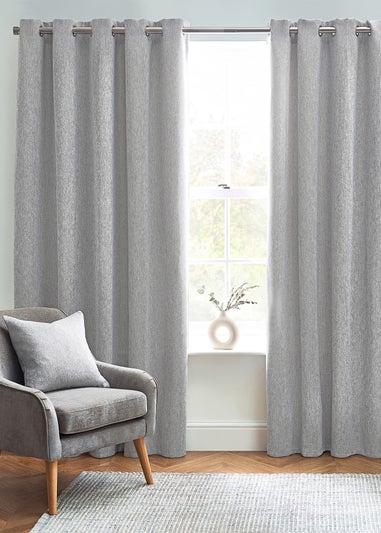 furn. Cara Woven Eyelet Curtains