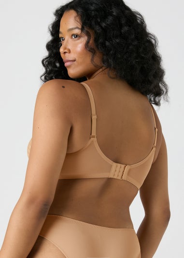 DD+ Nude Stretch Lace Bra