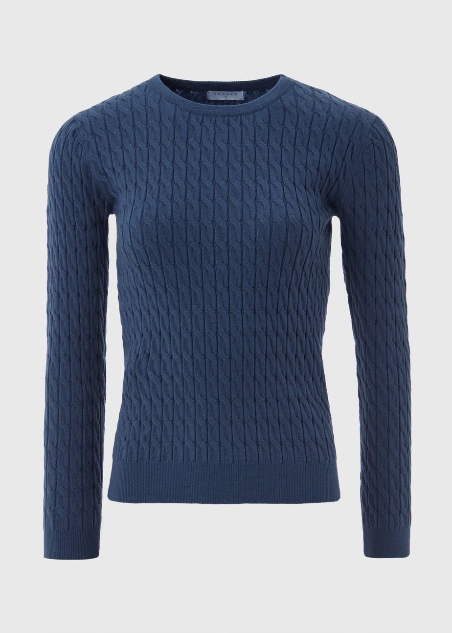 Blue Baby Cable Jumper