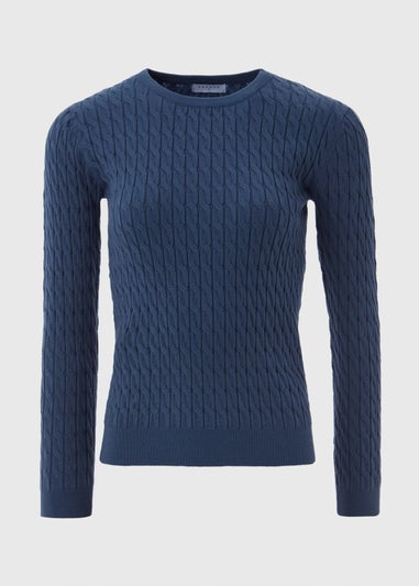 Blue Baby Cable Jumper