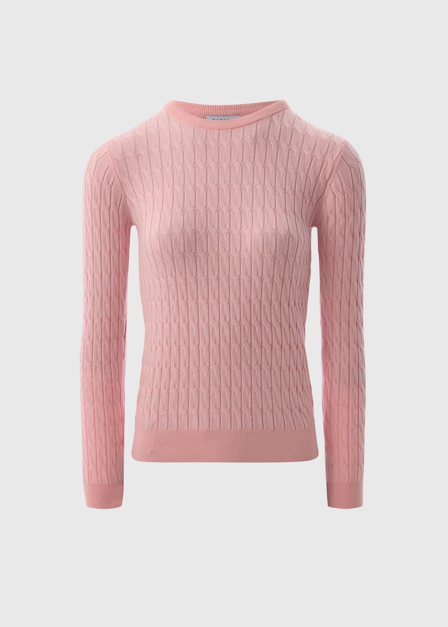 Pink Baby Cable Jumper