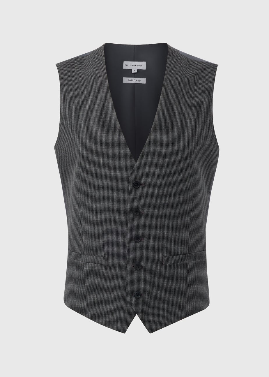 Taylor & Wright Hardwick Charcoal Waistcoat