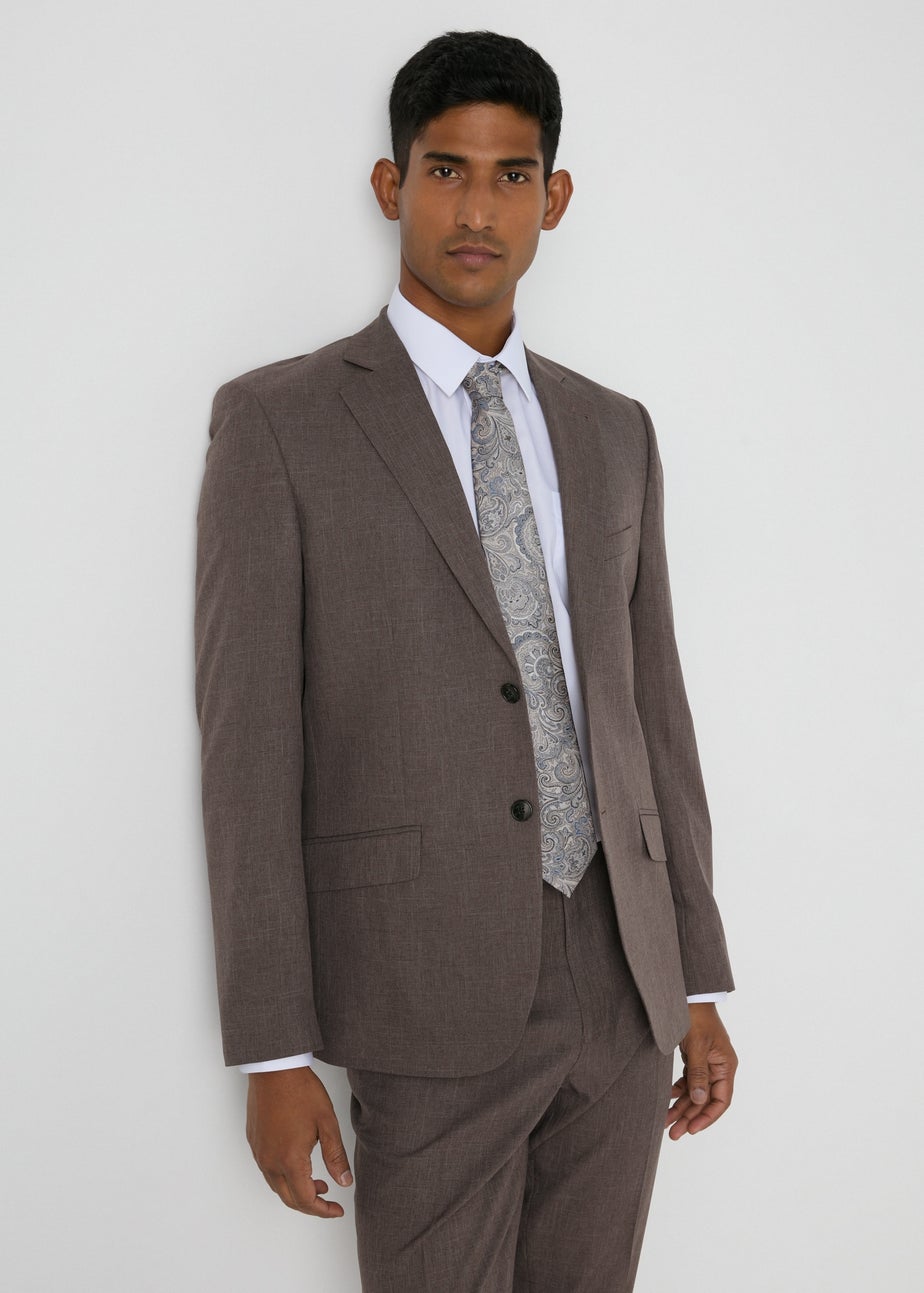 Taylor & Wright Wentworth Brown Slim Fit Suit Jacket