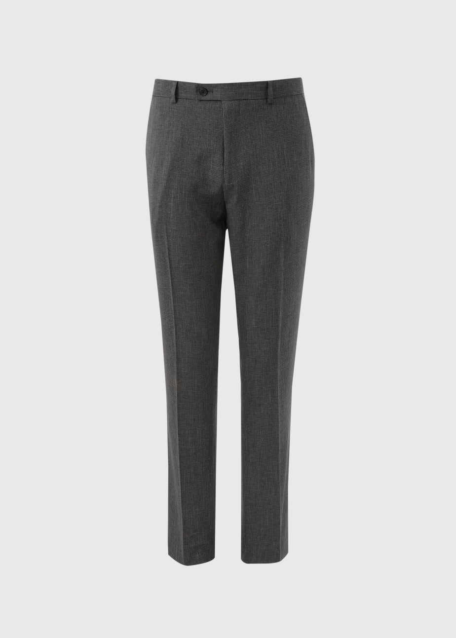 Taylor & Wright Hardwick Charcoal Slim Fit Trousers