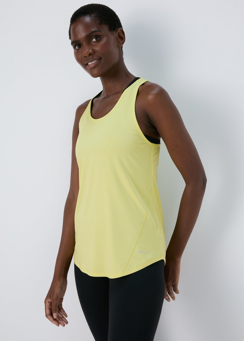 Souluxe Lime Mesh Detail Vest