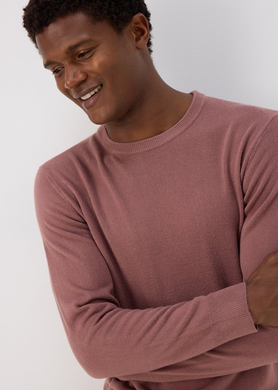 Pink Soft Touch Crew Neck Jumper