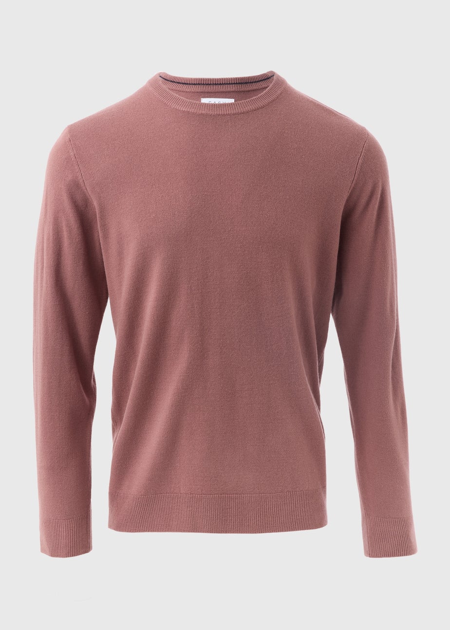 Pink Soft Touch Crew Neck Jumper