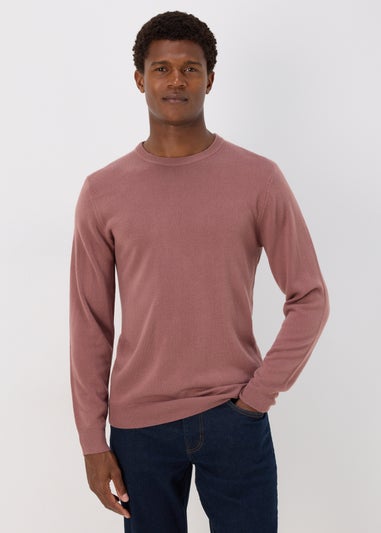 Pink Soft Touch Crew Neck Jumper