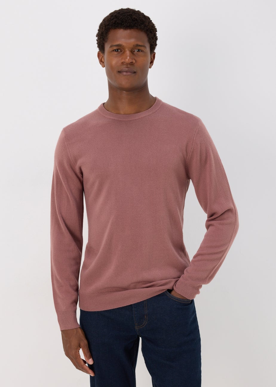 Pink Soft Touch Crew Neck Jumper