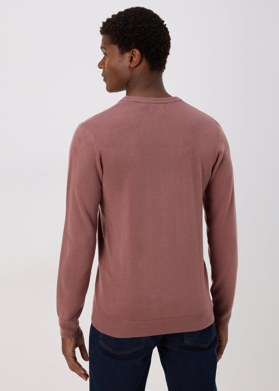 Pink Soft Touch Crew Neck Jumper