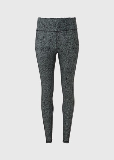 Souluxe Khaki Animal Print Leggings