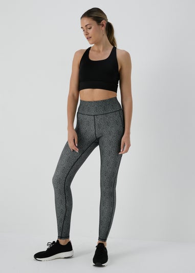 Souluxe Khaki Animal Print Leggings