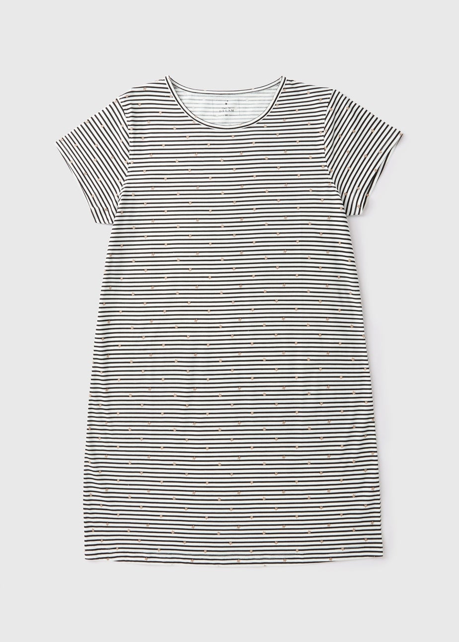 Black Stripe Star Nightie