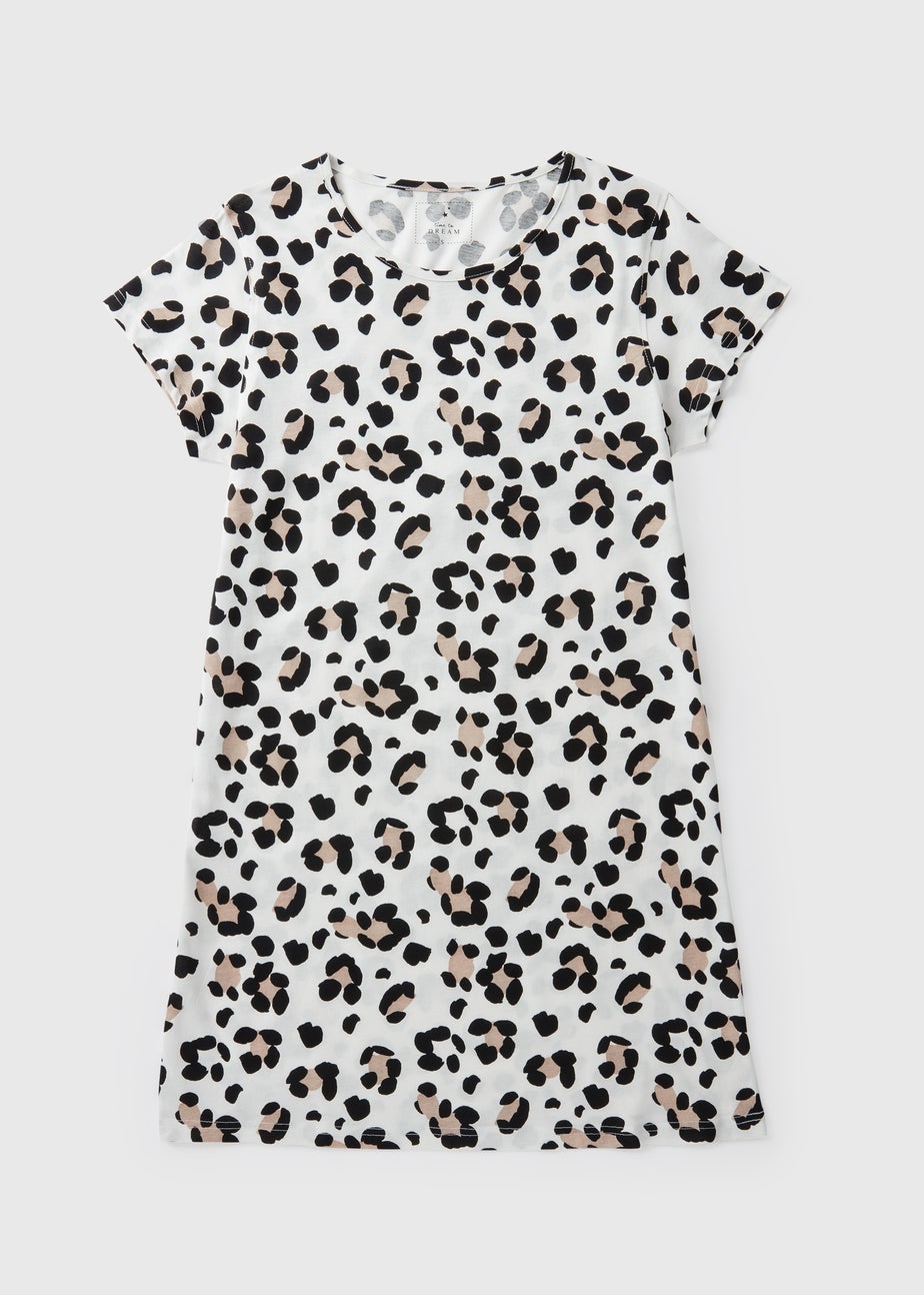 Cream Animal Print Nightie
