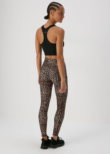 Souluxe Brown Animal Print Leggings