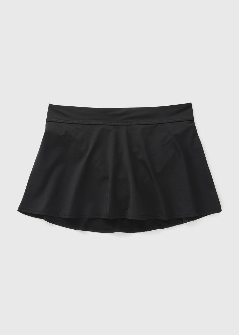 Black Skirted Bikini Bottoms