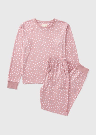 Pink Heart Pyjama Set