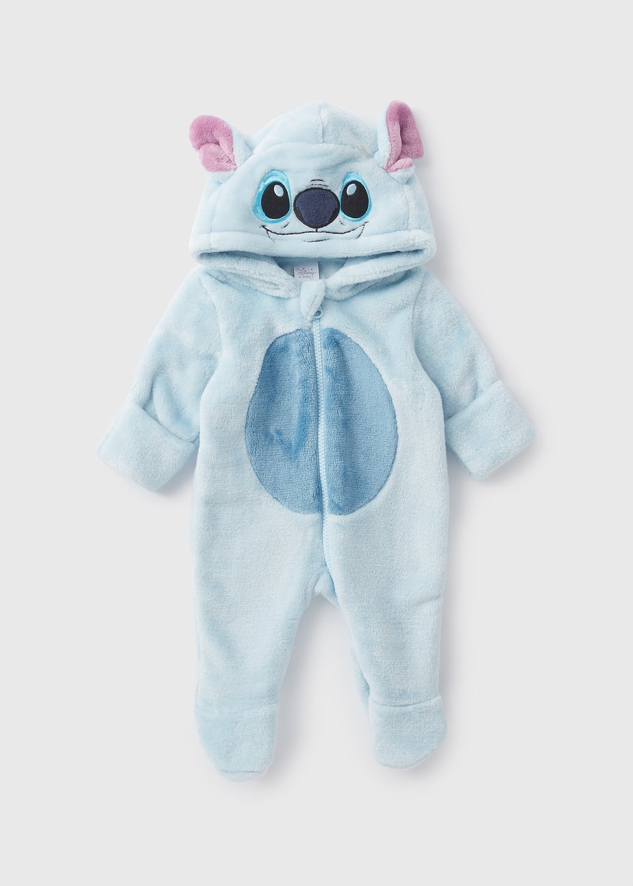 Disney Baby Blue Stitch Pramsuit (Newborn-18mths)