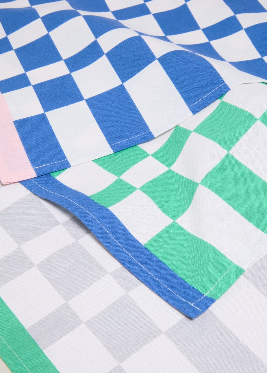 3 Pack Back To Uni Tea Towels (45cm x 65cm)