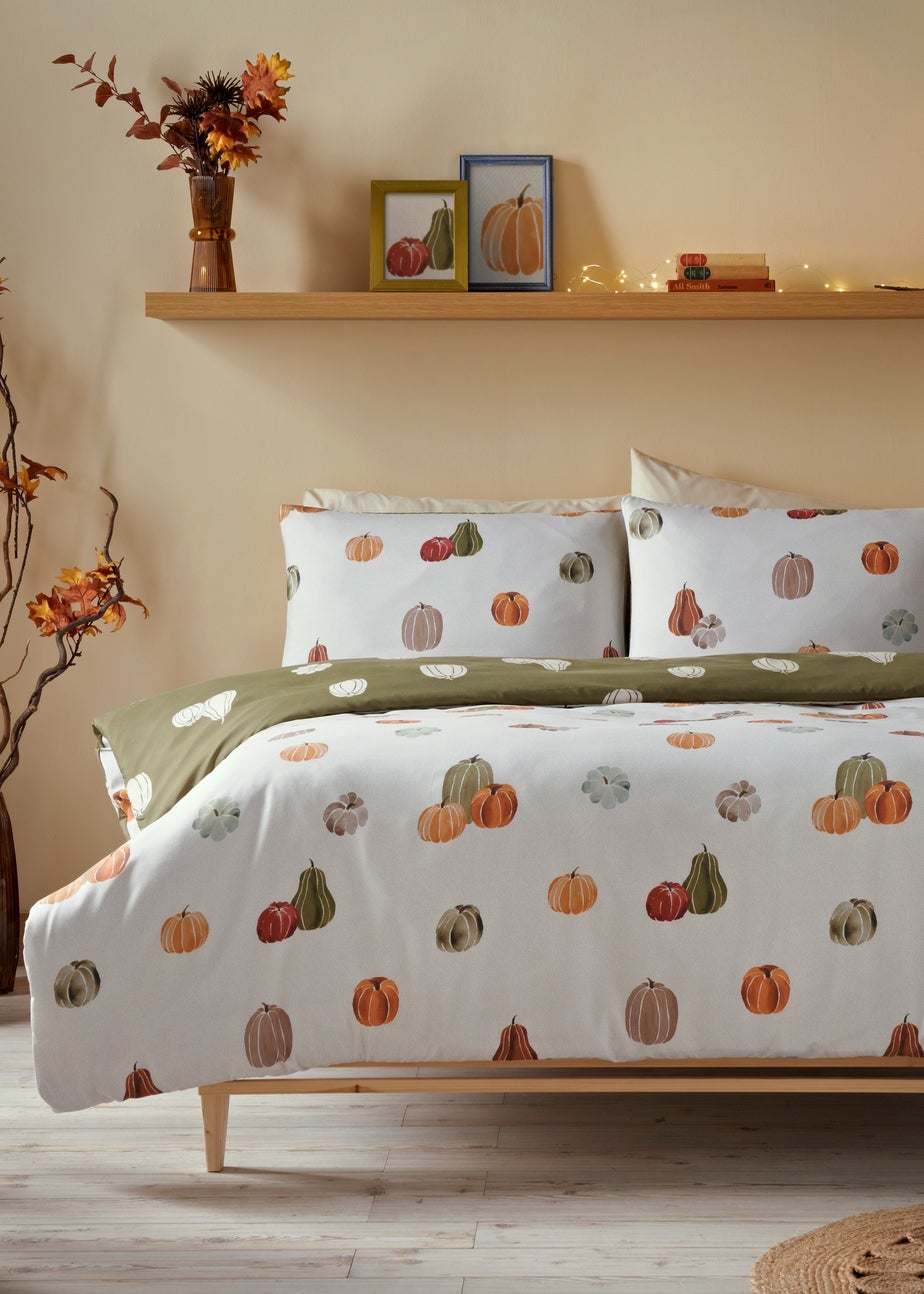 Orange Pumpkin Duvet Set