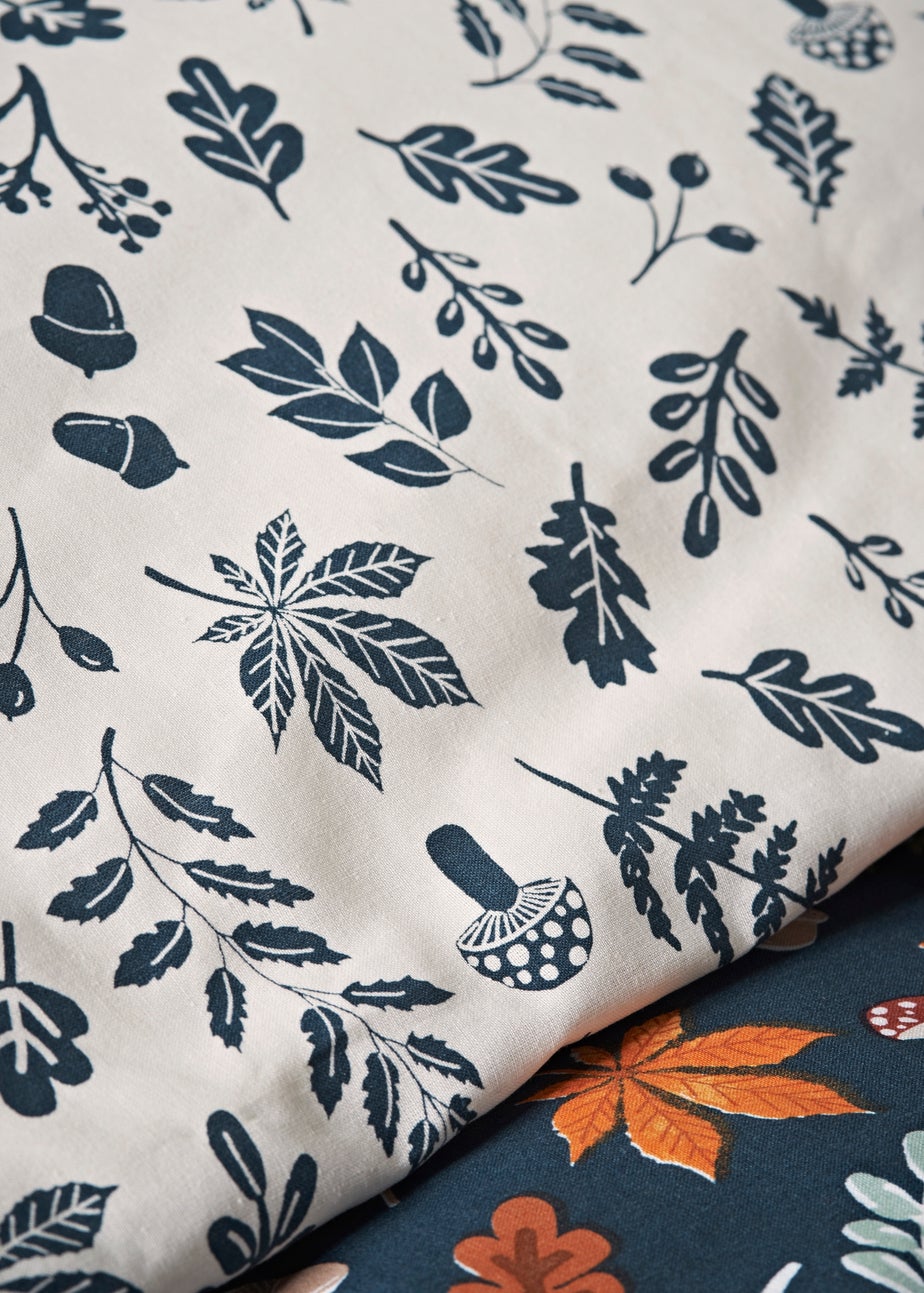 Navy Autumn Duvet Set