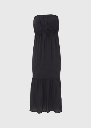Black Bandeau Maxi Dress