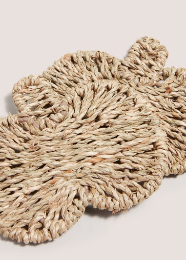 2 pack Pumpkin Woven Coasters (14.5x13)