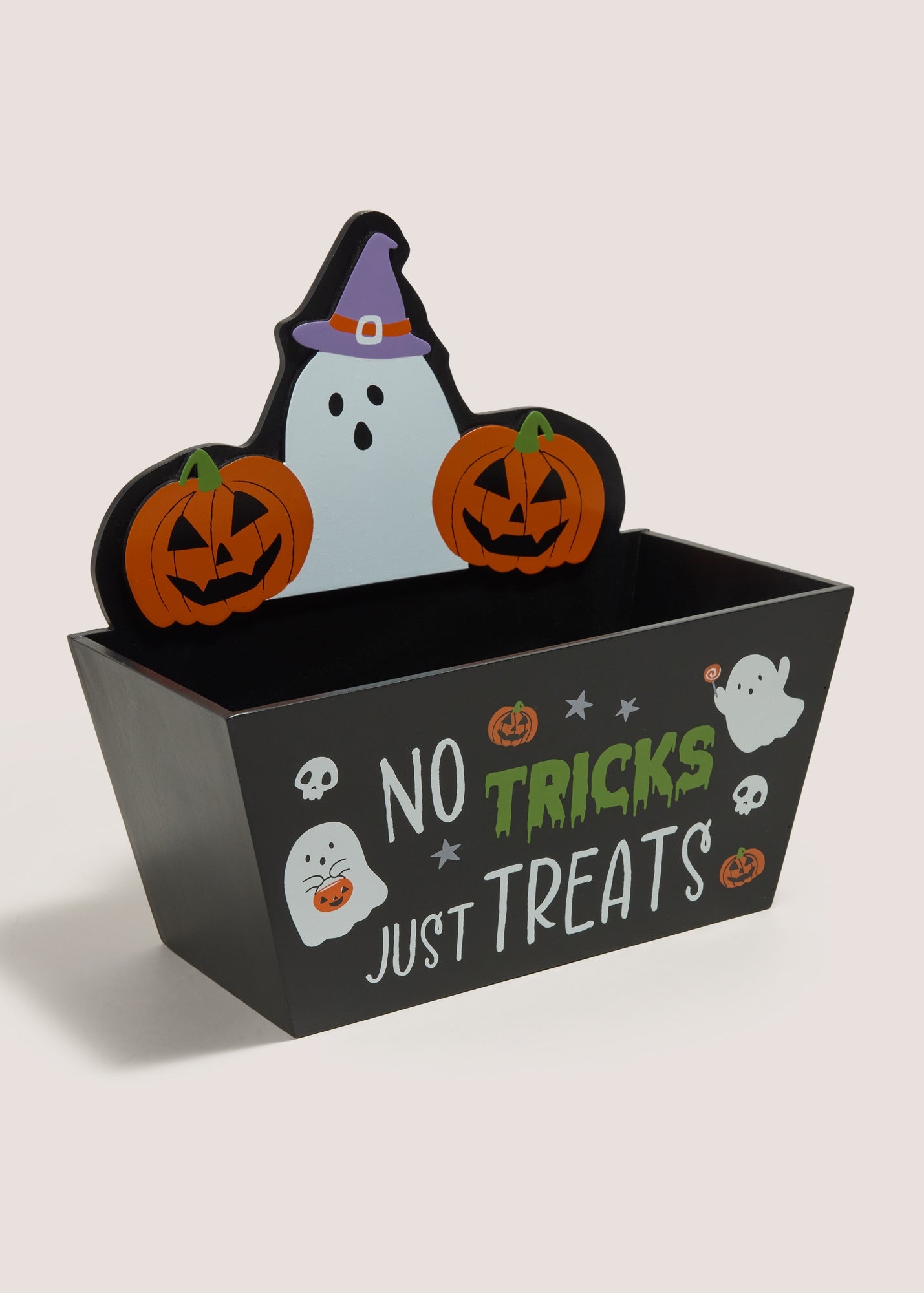 Halloween Trick Or Treat Box (24.5x13.7x25.5cm) - Matalan