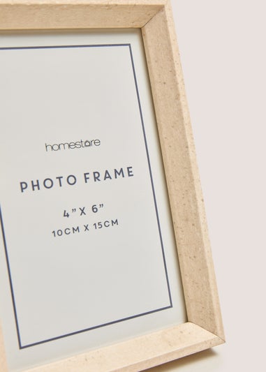 Cream Concrete Effect Frame (4inch x 6inch)