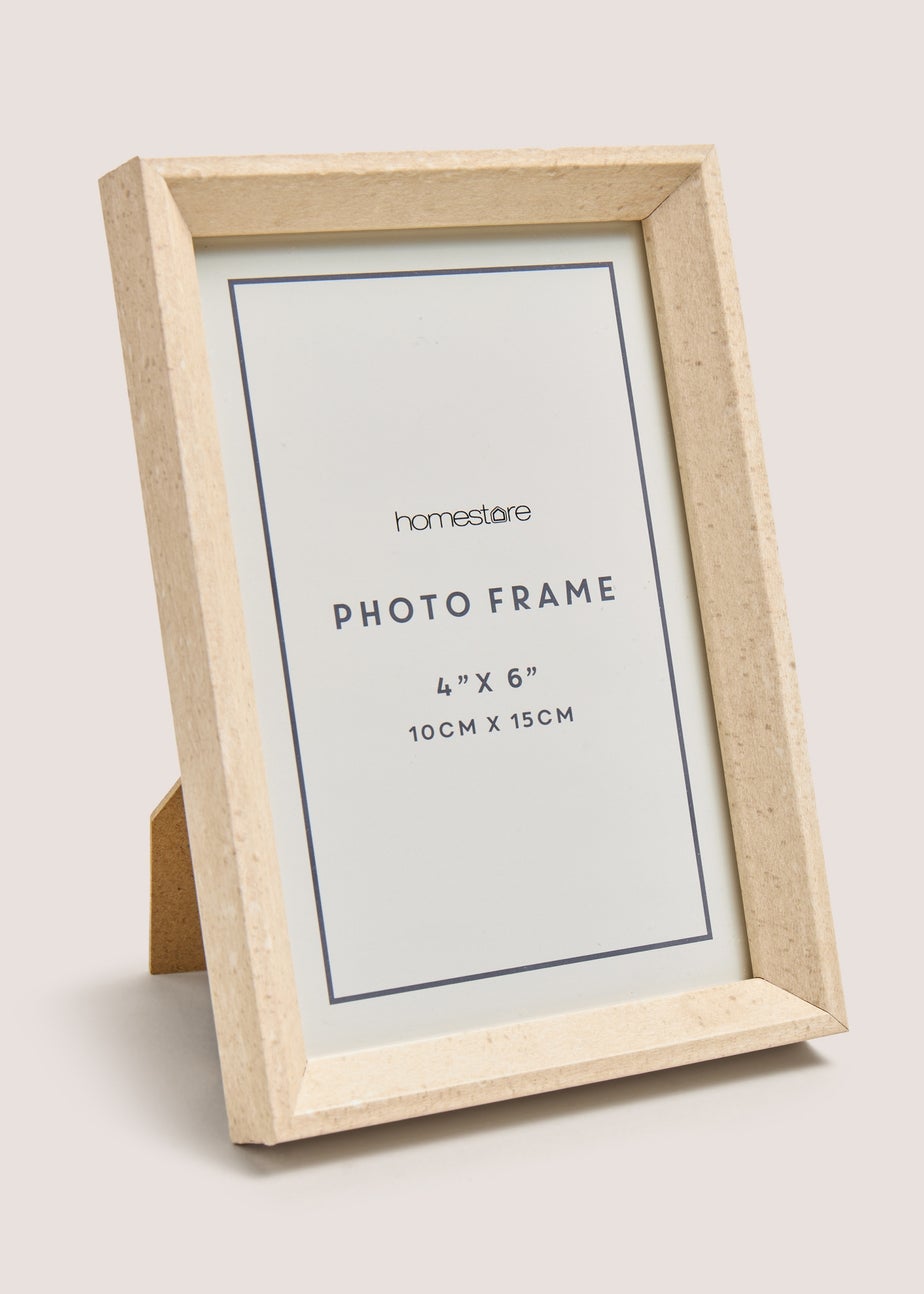 Cream Concrete Effect Frame (4inch x 6inch)