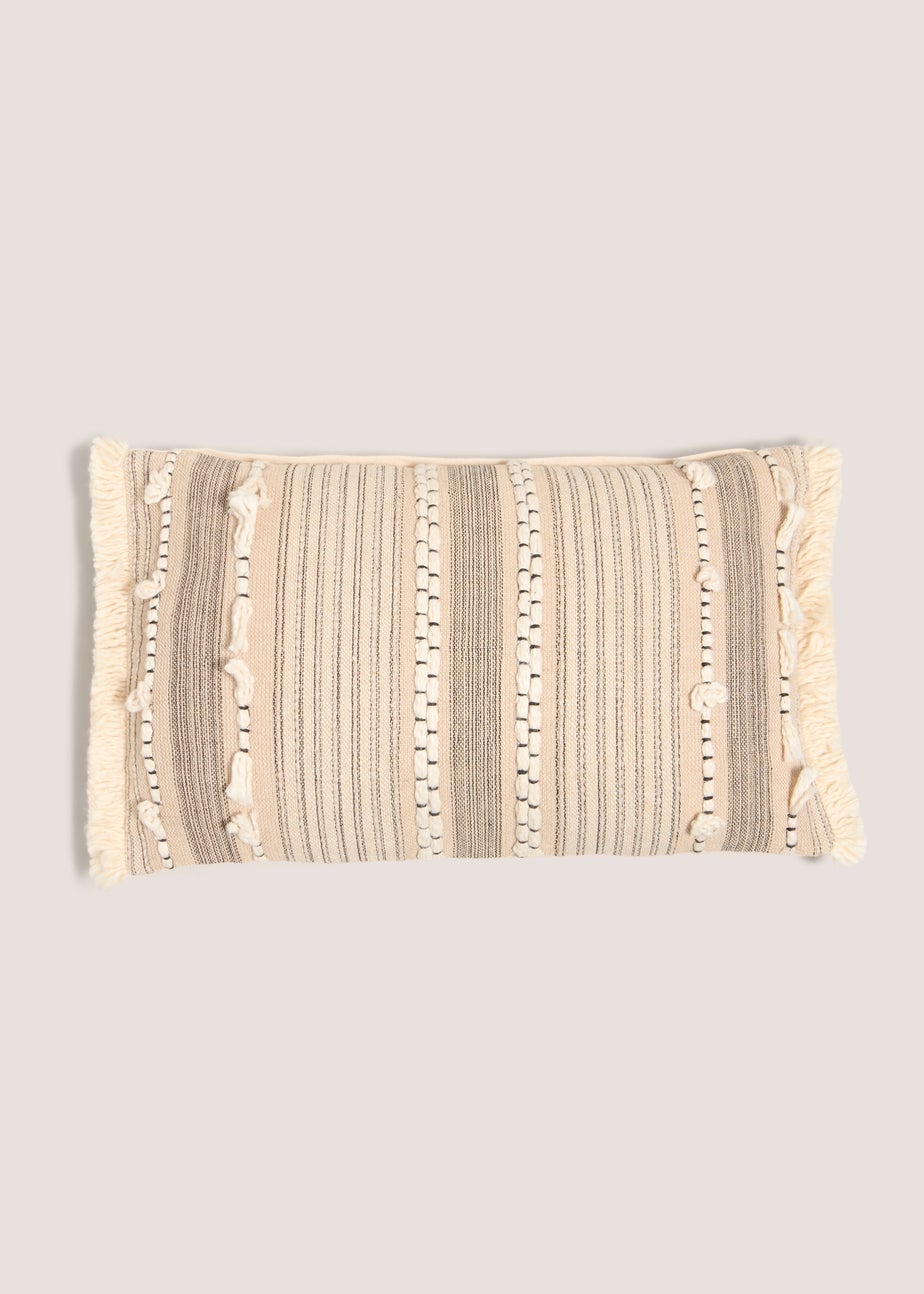 Cream Cabana Textured Cushion
