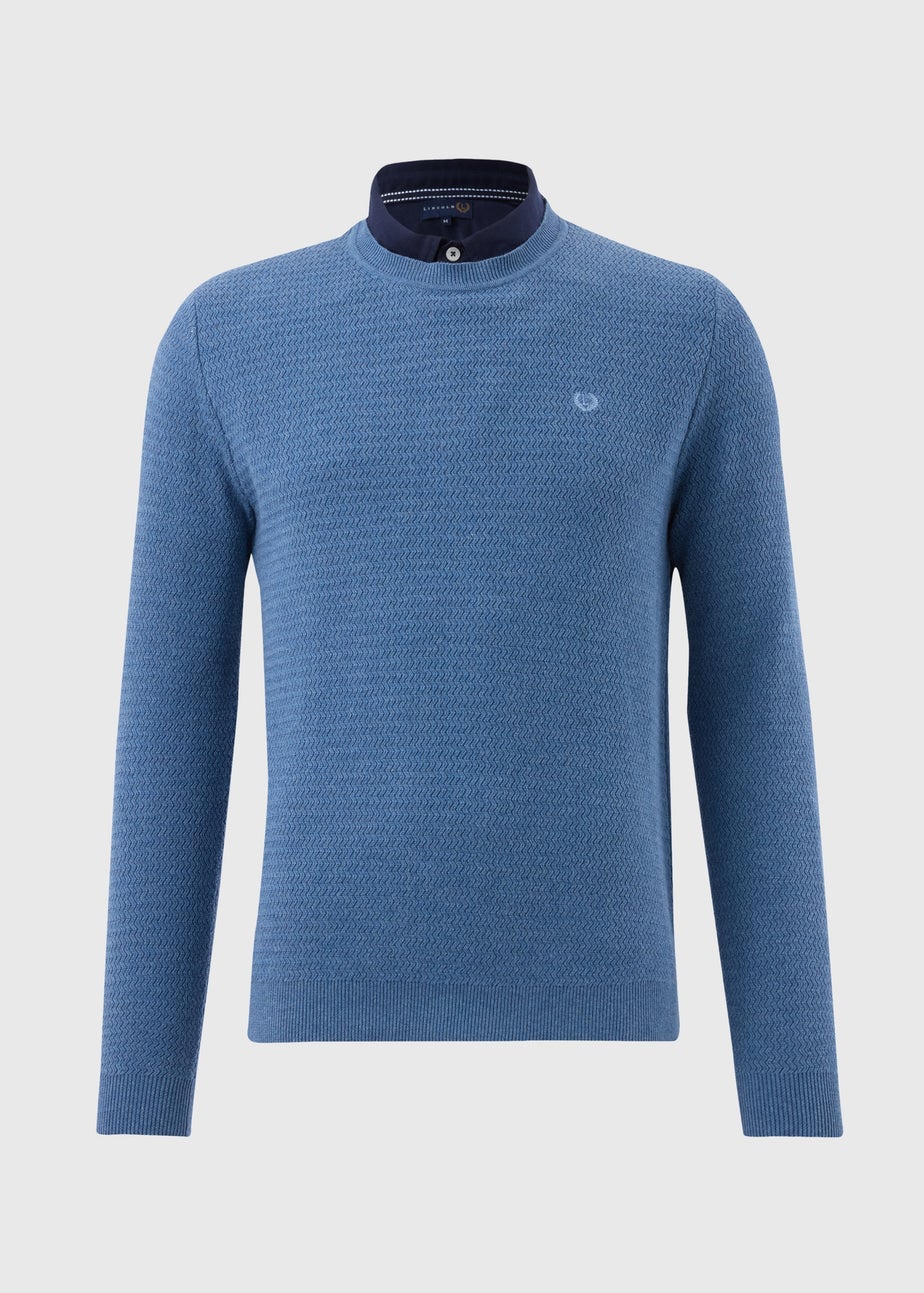 Lincoln Blue Knit Jumper