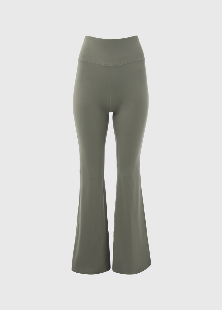 Souluxe Khaki Flare Leggings