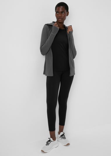 Souluxe Black High Neck Vest Top