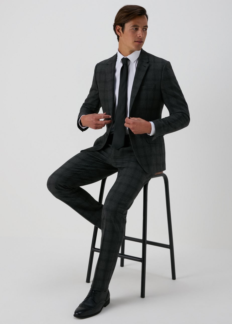 Taylor & Wright Blenheim Charcoal Slim Fit Trousers