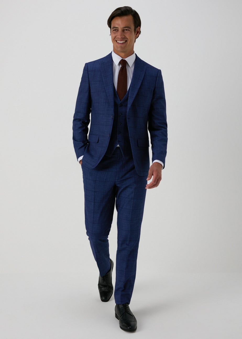 Taylor & Wright Chatsworth Navy Slim Fit Trousers