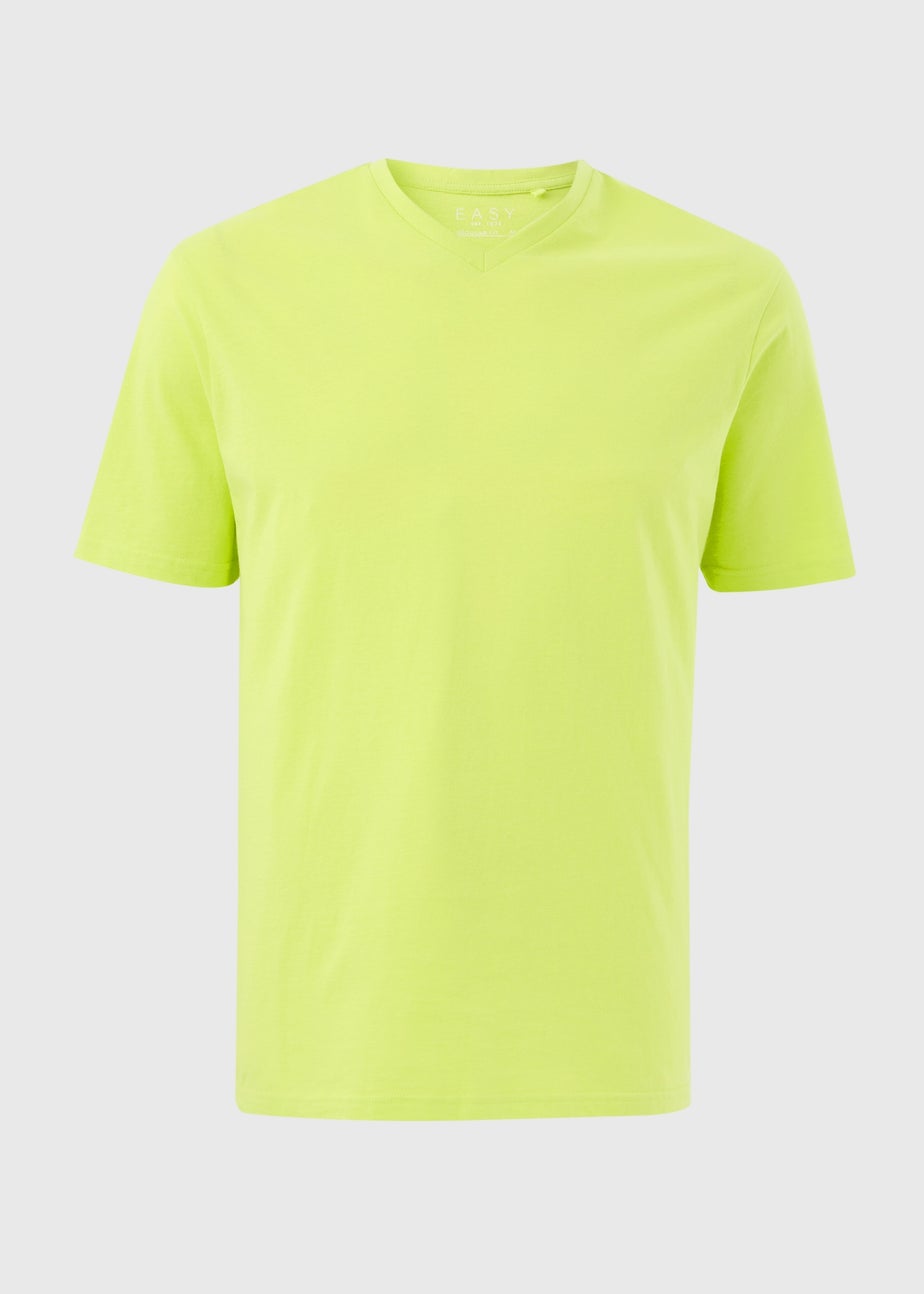 Lime Essential V Neck T-Shirt