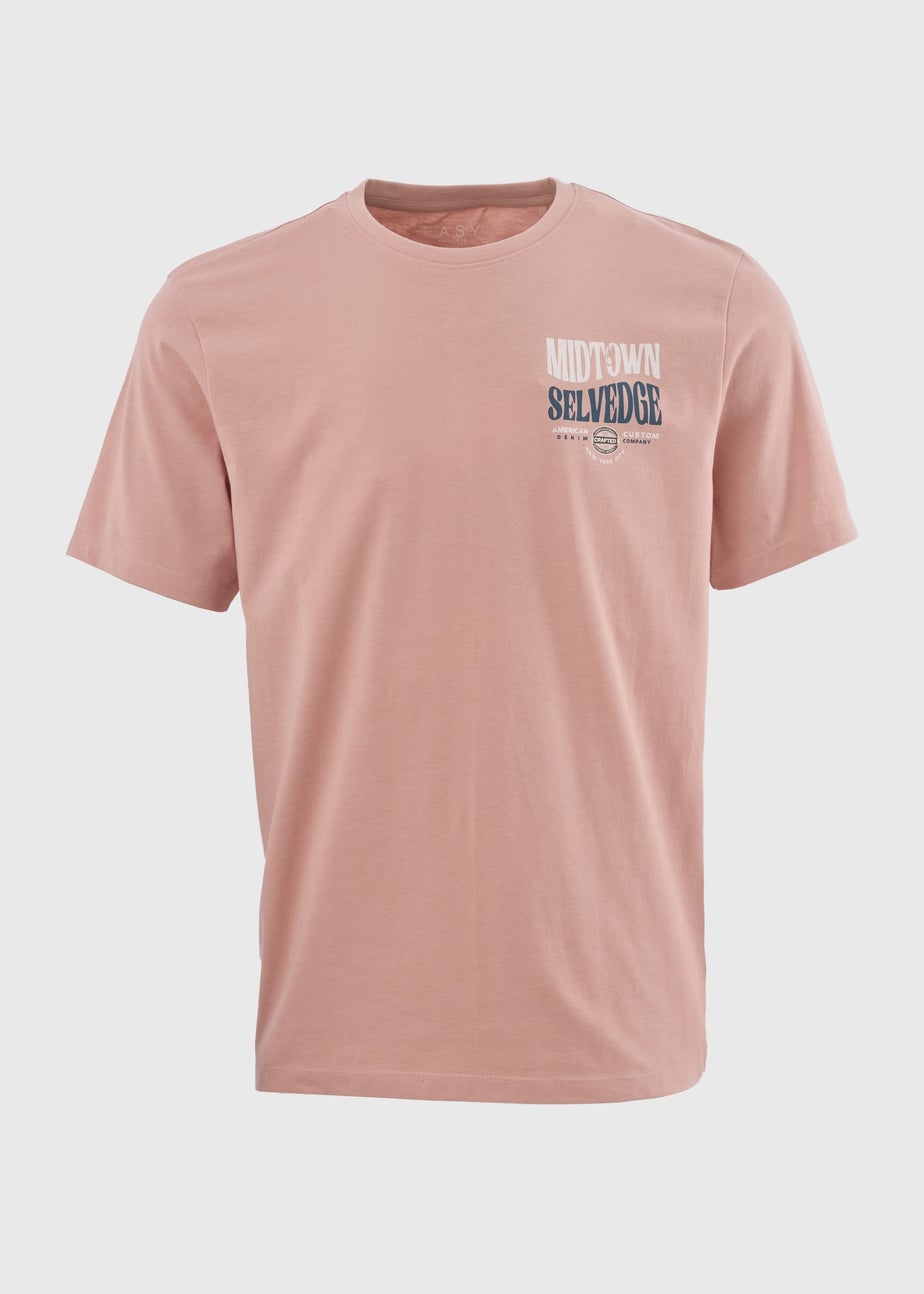 Blush Midtown Print T-Shirt