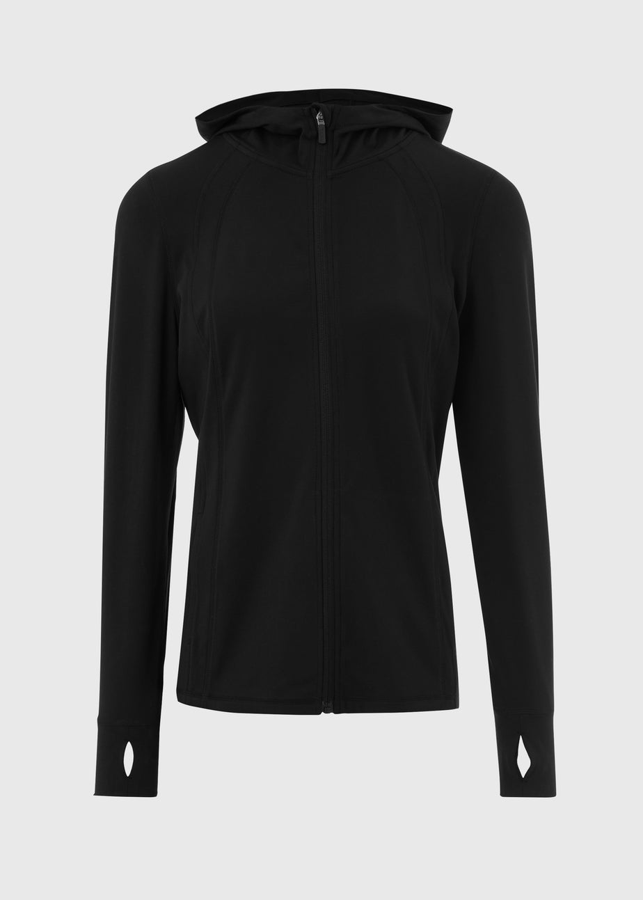 Black Zip Up Hoodie