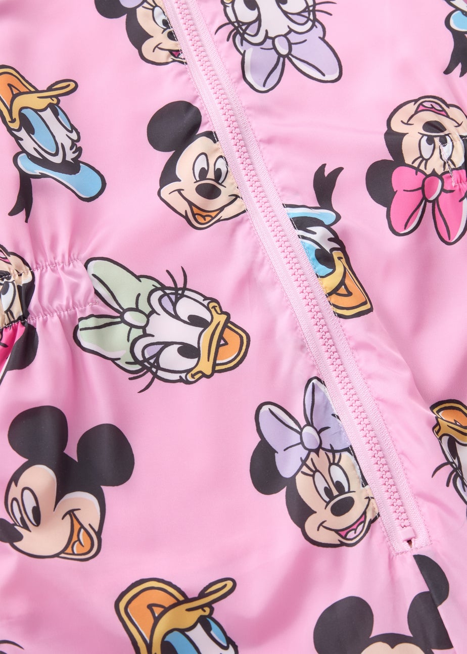 Disney Kids Showerproof Pink Minnie Mouse Puddle Suit (1-7yrs)