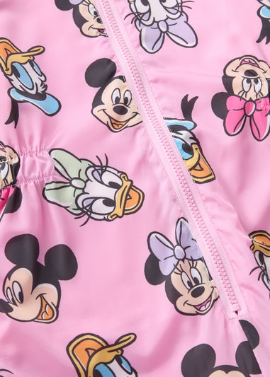Disney Kids Showerproof Pink Minnie Mouse Puddle Suit (1-7yrs)