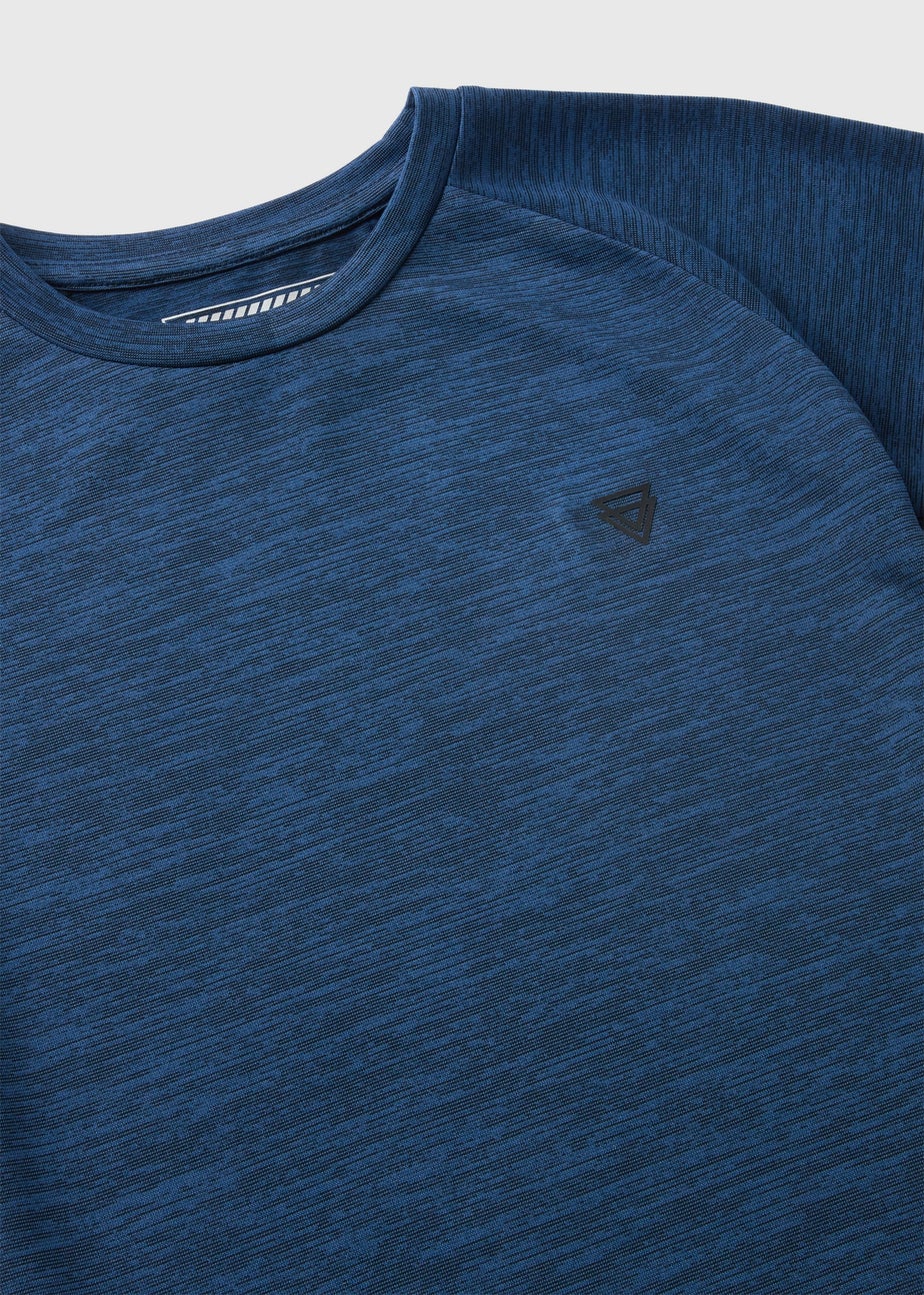 Boys Navy Sports T-Shirt (7-15yrs)