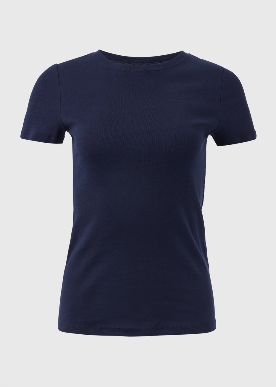 Navy Fitted T-Shirt