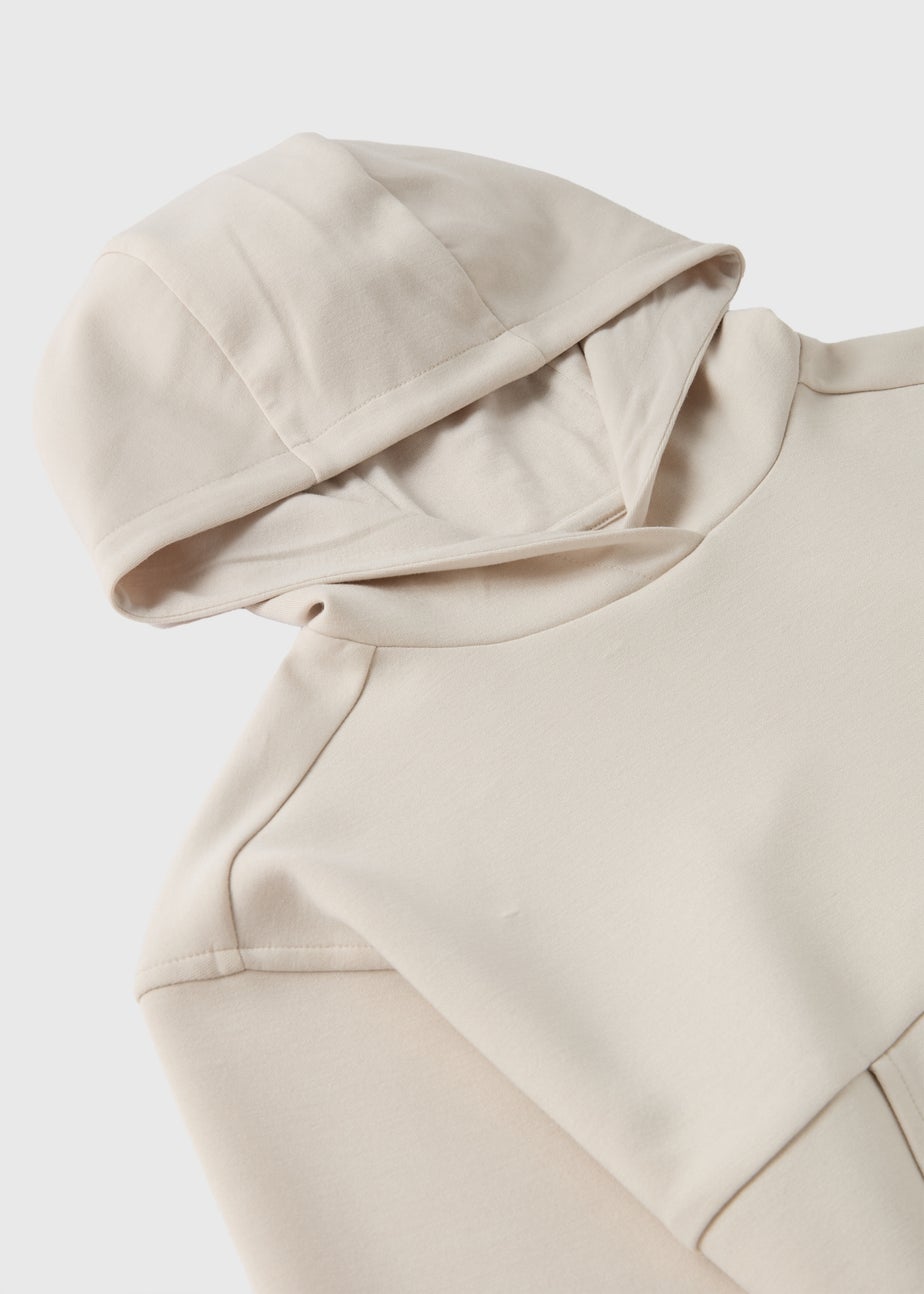 Girls Cream Soft Touch Hoodie (7-15yrs)