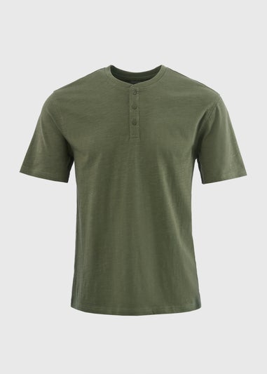 Khaki Grandad T-Shirt