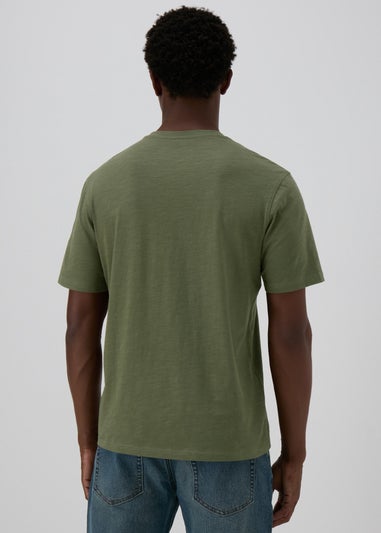 Khaki Grandad T-Shirt